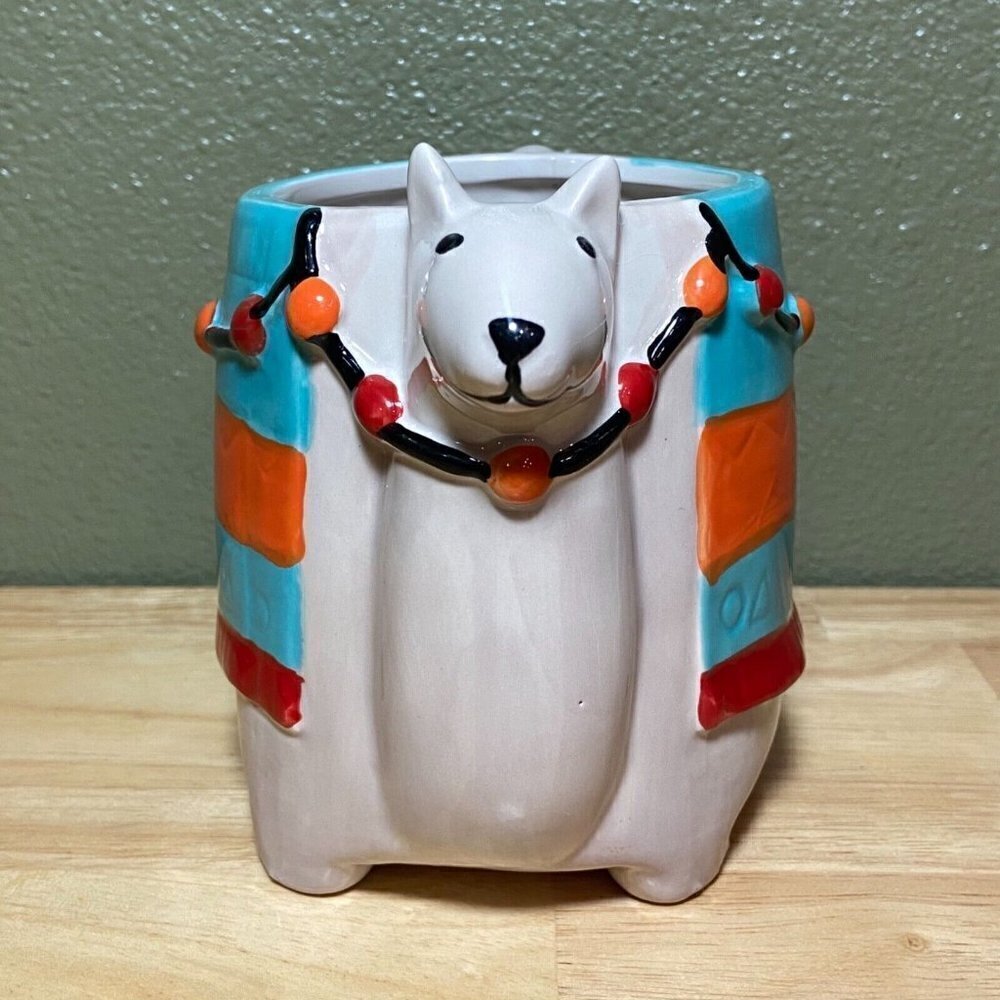 The Critter Collection Llama Coffee Mug Tea Cup 16 oz. Footed by Sheffield Home - Picture 2 of 8